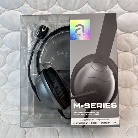 Atrix M-Series Gaming Headset for Playstation XBOX Switch PC - NEW IN SEALED BOX - Picture 1 of 6